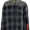 Brunotti Bowen Check JR -Winkel Voor Ski-uitrusting brunotti bowen check jr pine grey 116 pine grey 0