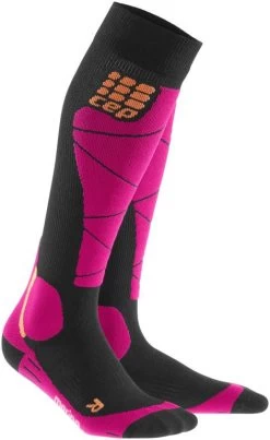 CEP Progressive Ski Merino Socks -Winkel Voor Ski-uitrusting cep progressive ski merino socks black pink 4 5