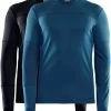 Craft Core 2-Pack Baselayer Tops Men 2 Craft Core 2-Pack Baselayer Tops Men -Winkel Voor Ski-uitrusting craft core 2 pack baselayer tops men black universe xs black universe 0