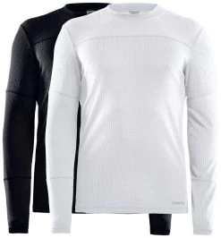 Craft Core 2-Pack Baselayer Tops Men -Winkel Voor Ski-uitrusting craft core 2 pack baselayer tops men black white xs black white 0