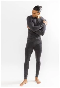 Craft Fuseknit Comfort Pants Men 17 Craft Fuseknit Comfort Pants Men -Winkel Voor Ski-uitrusting craft fuseknit comfort pants men black melange s black melange 5