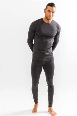 Craft Fuseknit Comfort Round Neck Long Sleeve Men 16 Craft Fuseknit Comfort Round Neck Long Sleeve Men -Winkel Voor Ski-uitrusting craft fuseknit comfort round neck long sleeve men black melange b98000 xl black melange b98000 4