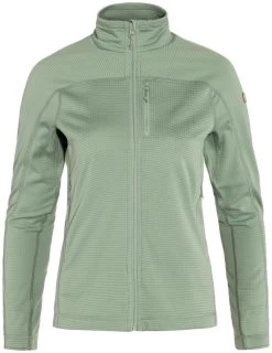 Fjallraven Abisko Lite Fleece Jacket Women's -Winkel Voor Ski-uitrusting fjallraven abisko lite fleece jacket women s misty green 4