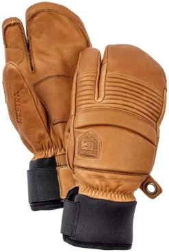 Hestra Leather Fall Line - 3 Finger -Winkel Voor Ski-uitrusting hestra leather fall line 3 finger cork 6 cork 0