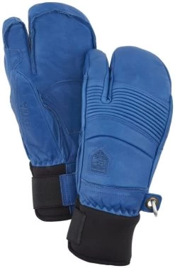Hestra Leather Fall Line - 3 Finger -Winkel Voor Ski-uitrusting hestra leather fall line 3 finger royal 6 royal 0