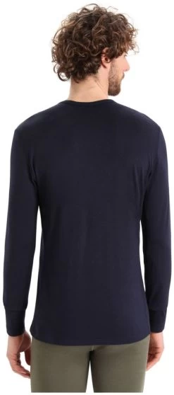 Icebreaker 200 Oasis Long Sleeve Crewe Ski Stripes Men -Winkel Voor Ski-uitrusting icebreaker 200 oasis long sleeve crewe ski stripes men midnight navy s midnight navy 1