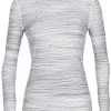 Icebreaker 200 Oasis Long Sleeve Crewe Ski Tracks Women's