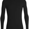 Icebreaker 200 Zone Long Sleeve Crewe Men -Winkel Voor Ski-uitrusting icebreaker 200 zone long sleeve crewe men black s black 0