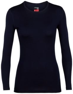 Icebreaker 260 Tech Long Sleeve Crewe Women's -Winkel Voor Ski-uitrusting icebreaker 260 tech long sleeve crewe women midnight navy 401 xs midnight navy 401 0