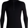 Icebreaker 260 Tech Long Sleeve Half Zip Men -Winkel Voor Ski-uitrusting icebreaker 260 tech long sleeve half zip men black l black 0