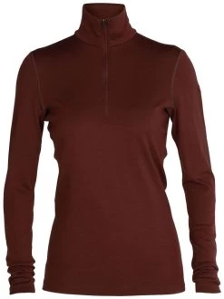 Icebreaker 260 Tech Long Sleeve Half Zip Women's -Winkel Voor Ski-uitrusting icebreaker 260 tech long sleeve half zip women espresso xs espresso 0