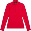 J.Lindeberg Lauryn Half Zip Mid Layer Women's -Winkel Voor Ski-uitrusting j lindeberg lauryn half zip mid layer barbados cherry l barbados cherry 0