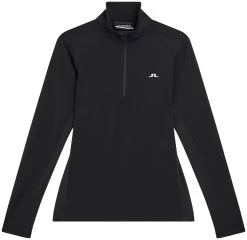 J.Lindeberg Lauryn Half Zip Mid Layer Women's -Winkel Voor Ski-uitrusting j lindeberg lauryn half zip mid layer black l black 0