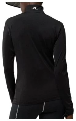 J.Lindeberg Lauryn Half Zip Mid Layer Women's -Winkel Voor Ski-uitrusting j lindeberg lauryn half zip mid layer black l black 1