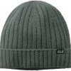 Jack Wolfskin Stormlock Rip Knit Cap -Winkel Voor Ski-uitrusting jack wolfskin stormlock rip knit cap hedge green 0 1