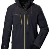 Killtec KSW 44 Ski Jacket Mens -Winkel Voor Ski-uitrusting killtec ksw 44 ski jacket mens black blue 0 1