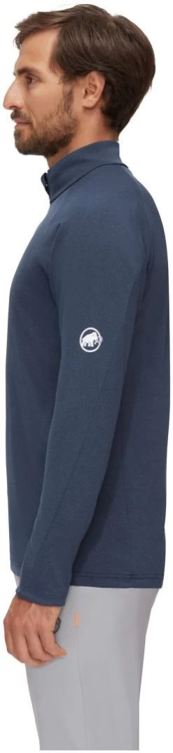 Mammut Aegility Half Zip Longsleeve Men -Winkel Voor Ski-uitrusting mammut aegility half zip longsleeve men marine melange white 3