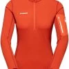 Mammut Aenergy Light Midlayer Half Zip Pull Women's -Winkel Voor Ski-uitrusting mammut aenergy light midlayer half zip pull women hot red blood red 0