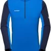 Mammut Aenergy Midlayer Half Zip Pull Men -Winkel Voor Ski-uitrusting mammut aenergy midlayer half zip pull men ice marine 0 1