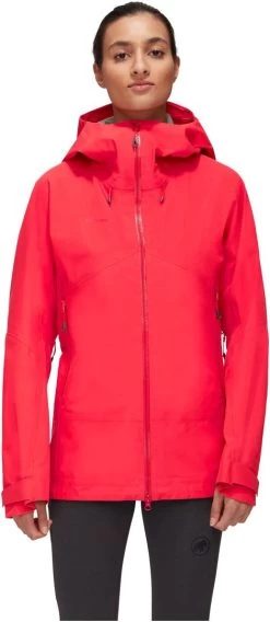 Mammut Crater Hardshell Hooded Jacket Women's -Winkel Voor Ski-uitrusting mammut crater hs hooded jacket women sunset xs sunset 2