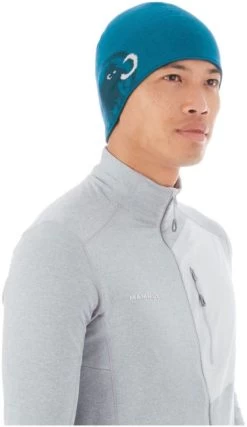 Mammut Logo Beanie 18 Mammut Logo Beanie -Winkel Voor Ski-uitrusting mammut logo beanie wing teal sapphire 6