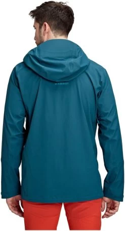 Mammut Masao Hardshell Hooded Jacket Men -Winkel Voor Ski-uitrusting mammut masao hs hooded jacket wing teal s wing teal 4