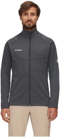 Mammut Nair Midlayer Jacket Men -Winkel Voor Ski-uitrusting mammut nair midlayer jacket men black melange white s black melange white 1