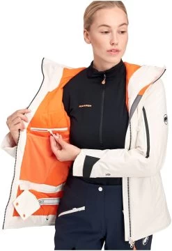 Mammut Nordwand HS Thermo Hooded Jacket Women -Winkel Voor Ski-uitrusting mammut nordwand hs thermo hooded jacket women bright white xs bright white 4
