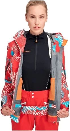 Mammut Nordwand Visiflage HS Hooded Jacket Women -Winkel Voor Ski-uitrusting mammut nordwand visiflage hs hooded jacket women azalea xs azalea 5