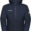 Mammut Rime Insulated Flex Hooded Jacket Men -Winkel Voor Ski-uitrusting mammut rime insulated flex hooded jacket men marine black 0