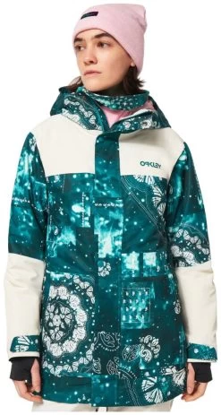 Oakley TC Aurora RC Insulated Jacket Women's 18 Oakley TC Aurora RC Insulated Jacket Women's -Winkel Voor Ski-uitrusting oakley tc aurora rc insulated jacket green bandana print white 7 1