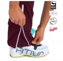 Ortovox Berrino Pants Women's -Winkel Voor Ski-uitrusting ortovox berrino pants women wine 0