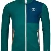 Ortovox Fleece Jacket Men -Winkel Voor Ski-uitrusting ortovox fleece jacket men pacific green 0