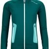 Ortovox Fleece Light Jacket Women's -Winkel Voor Ski-uitrusting ortovox fleece light jacket women s pacific green l pacific green 0