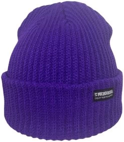 Poederbaas Rib Beanie -Winkel Voor Ski-uitrusting poederbaas rib beanie purple blue 4