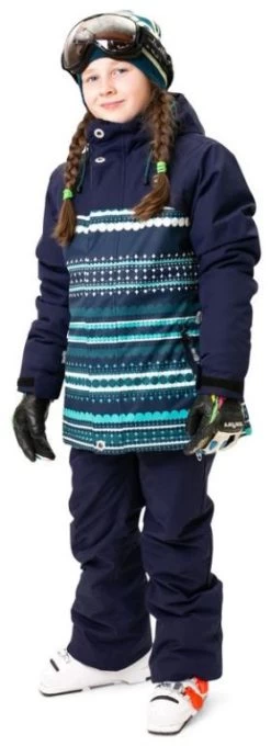 Rehall Maggy-R Snowjacket JR Girls 12 Rehall Maggy-R Snowjacket JR Girls -Winkel Voor Ski-uitrusting rehall maggy r snowjacket jr girls dotstripes evening blue 128 dotstripes evening blue 2