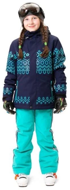Rehall Vallery-R Snowpant JR Girls -Winkel Voor Ski-uitrusting rehall vallery r snowpant jr girls aqua 128 aqua 2