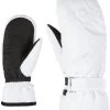 Ziener Kilenis PR Mitten Lady Women's -Winkel Voor Ski-uitrusting ziener kilenis pr mitten lady white 01 0 1